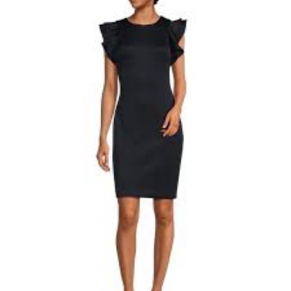 EUC Tommy Hilfiger Flutter sleeve dress